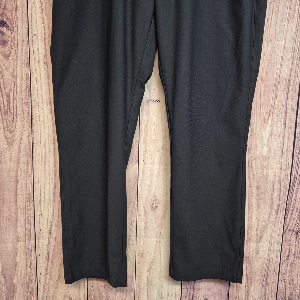 New Balance Mens 38x30 Performance Tech Pants Black Golf Travel RN130893 - Picture 3 of 11